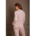 Pijama Ajoure T23569 Pudra Print Dot Ivory 2XL