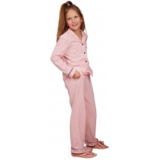 Детская пижама Ajoure TF23569 Print Stripes Pink 10-11