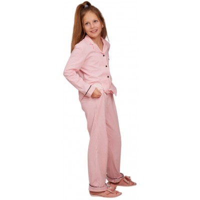 Детская пижама Ajoure TF23569 Print Stripes Pink 6-7