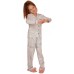 Pijamale pentru copii Ajoure TF23569 Print Fox Grey 10-11