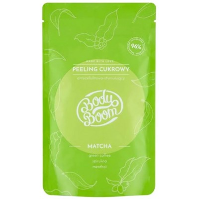 Scrub pentru corp Body Boom Anti Cellulite Body Scrub Matcha 100g