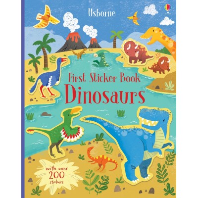 Книга First Sticker Book Dinosaurs (9781474968263)