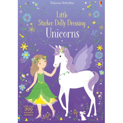 Книга Sticker Dolly Dressing Unicorns (9781474946513)