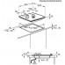 Plită incorporabilă cu gaz Electrolux KGG64362S