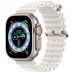 Smartwatch Apple Watch Ultra GPS + Cellular 49mm Titanium Case with Ocean Band White (MNHF3)