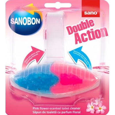 Мыло для туалета Sano Sanobon Double Action Pink (280587)