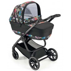 Carucior Cam SoloPerTe 2in1 Techno Milano Black Flowers/Black (ART978-T551/V90S)