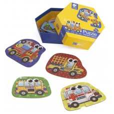 Puzzle Classic World6in1 Transport (40024)