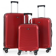 Set de valize CCS 5179 Set Burgundy