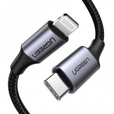 USB Кабель Ugreen Type-C to Lightning 3A 1.5m US304 Black (60760)