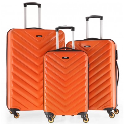 Set de valize CCS 5175 Set Orange