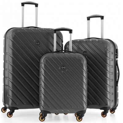 Set de valize CCS 5177 Set Anthracite