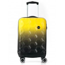 Valiză CCS 5226 L Black-Yellow