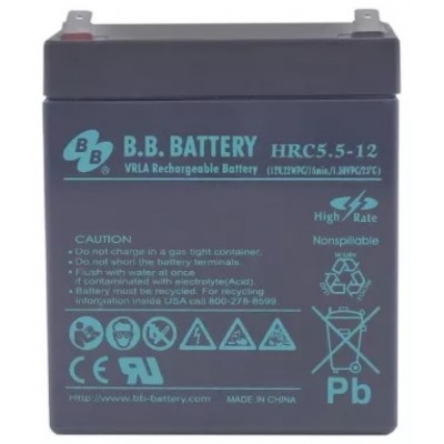 Bateria acumulatorului BB Battery HRC5.5-12