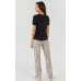 Pijama Ajoure T23543 Black Print Snake XS