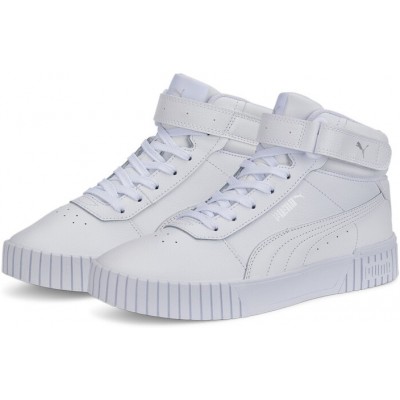 Bocanci pentru damă Puma Carina 2.0 Mid Puma White/Silver 36