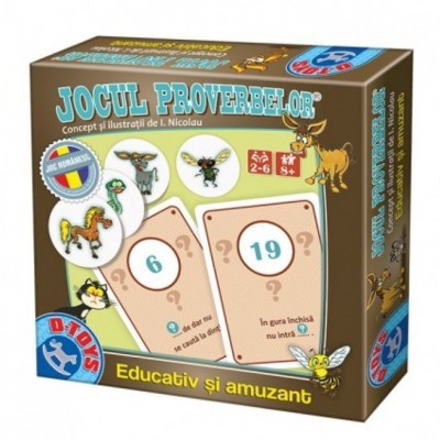 Joc educativ de masa D-Toys Jocul Proverbelor (41168)