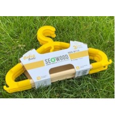 Umerașe pentru haine Seowood SEO-8113 Yellow 3pcs