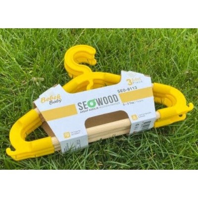 Вешалка Seowood SEO-8113 Yellow 3pcs