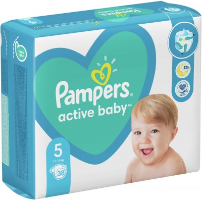 Подгузники Pampers Active Baby Junior 5/38pcs