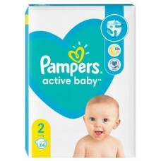 Scutece Pampers Active Baby Mini 2/66pcs