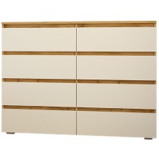 Комод Yasen Ричи 1200 8Я Дуб Артизан/Белый