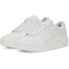 Кеды детские Puma Slipstream Invdr Lth Jr Puma White/Elektro Blue/Lime Squeeze 35.5