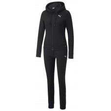 Costum sportiv pentru femei Puma Classic Hooded Tracksuit Fl Cl Puma Black S