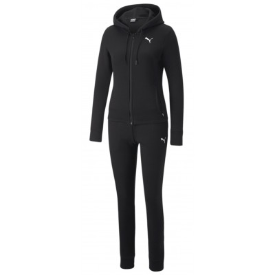 Женский спортивный костюм Puma Classic Hooded Tracksuit Fl Cl Puma Black XL