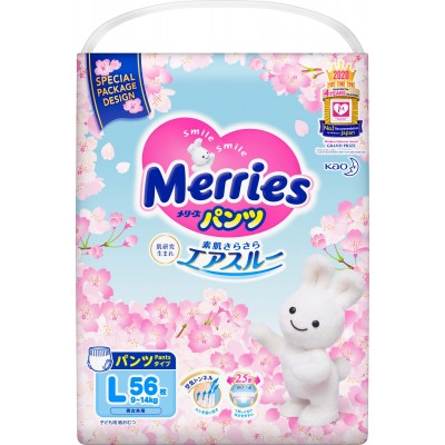 Подгузники Merries Sakura L 56pcs