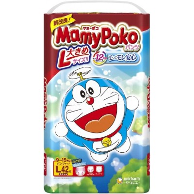 Подгузники Mamypoko Unicharm L 42pcs