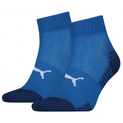 Мужские носки Puma Sport Cushioned Quarter 2P Blue 39-42