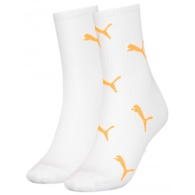 Женские носки Puma Women Cat Logo Sock 2P Mango Combo 35-38