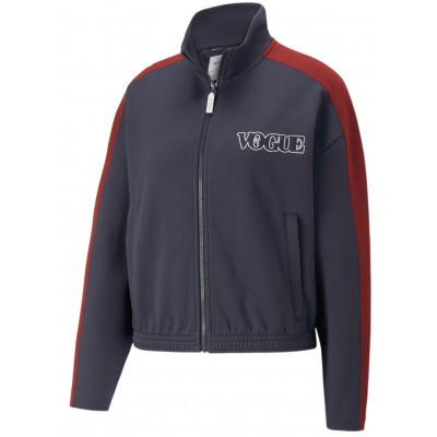 Женская олимпийка Puma Vogue T7 Cropped Jacket Dk Parisian Night L