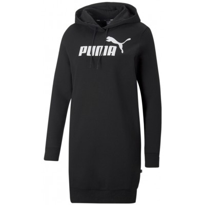 Женское платье Puma Ess Logo Hooded Dress Fl Puma Black L