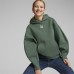 Женская толстовка Puma Classics Oversized Hoodie Fl Deep Forest XL