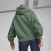 Hanorac de dama Puma Classics Oversized Hoodie Fl Deep Forest XL