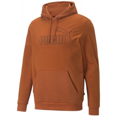 Мужская толстовка Puma Ess Elevated Polarfleece Hoodie Warm Chestnut L