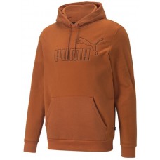 Мужская толстовка Puma Ess Elevated Polarfleece Hoodie Warm Chestnut S