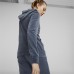 Hanorac de dama Puma Ess+ Velour Full-Zip Hoodie Evening Sky XS