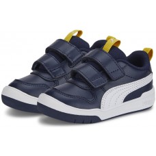 Кроссовки детские Puma Multiflex Sl V Inf Peacoat/Puma White/Sun Ray Yellow 20