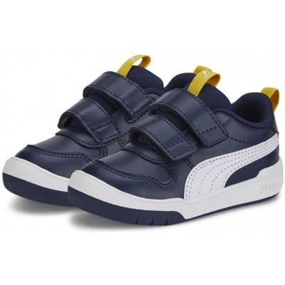 Adidași pentru copii Puma Multiflex Sl V Inf Peacoat/Puma White/Sun Ray Yellow 21