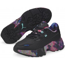 Кроссовки женские Puma Orkid Floral Wns Puma Black/Elektro Aqua 36