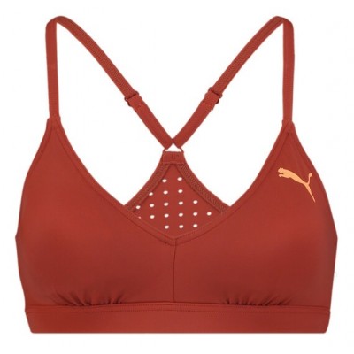 Sutien de baie Puma Swim Women Sporty Top 1P Brown Combo XS