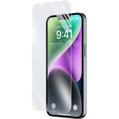 Защитное стекло для смартфона CellularLine Tempered Glass Antishock for Apple iPhone 14/14 Pro Transparent