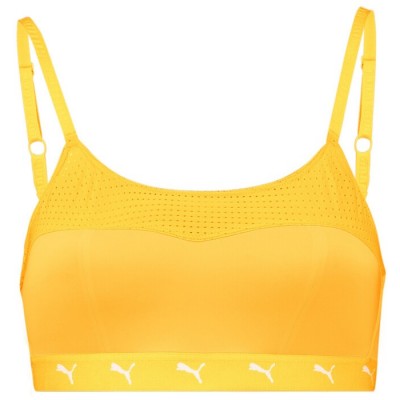 Бюстгальтер Puma Women Padded Sporty Top 1P Mango XL