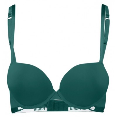 Бюстгальтер Puma Women Pushup Bra 1P Hang Varsity Green 80C