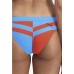 Женские плавки Puma Swim Women Heritage Stripe Brazilian 1P Blue Combo L