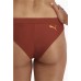 Женские плавки Puma Swim Women Sporty Brazilian 1P Brown Combo L