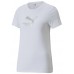 Tricou de dame Puma Brand Love Metallic Logo Tee Puma White S